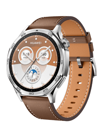 Montre connectée Huawei Watch GT 5 46mm Cuir Marron | Orange Tunisie