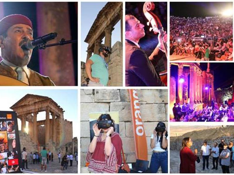 À l’occasion du Festival International de Dougga soutenu par la Fondation Orange, Orange Tunisie continue à expérimenter l’apport de la technologie 5G